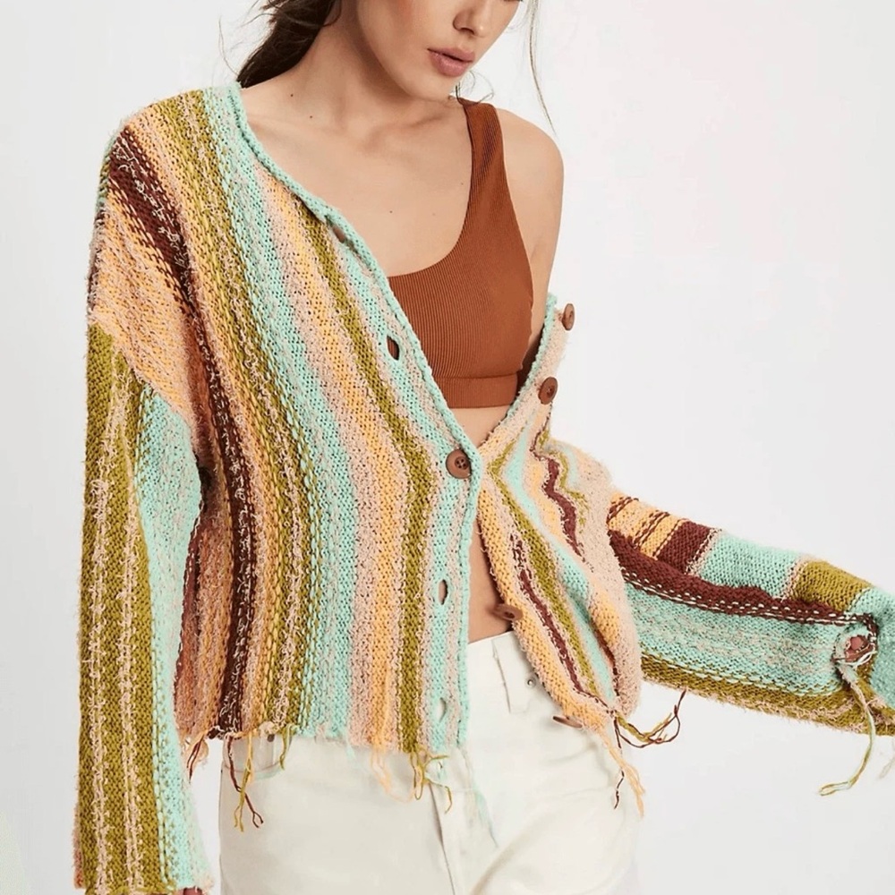 Free People Baja Cardi  XS